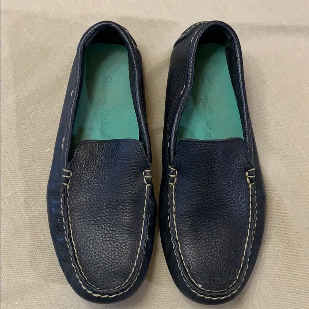 Tommy Bahama Navy Leather Pagota Driving Loafer